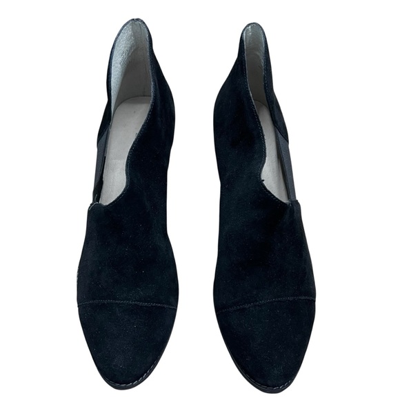 Blondo Empeigne Cuir Black Suede Women's Ankle Boots Size 10 - Picture 2 of 6